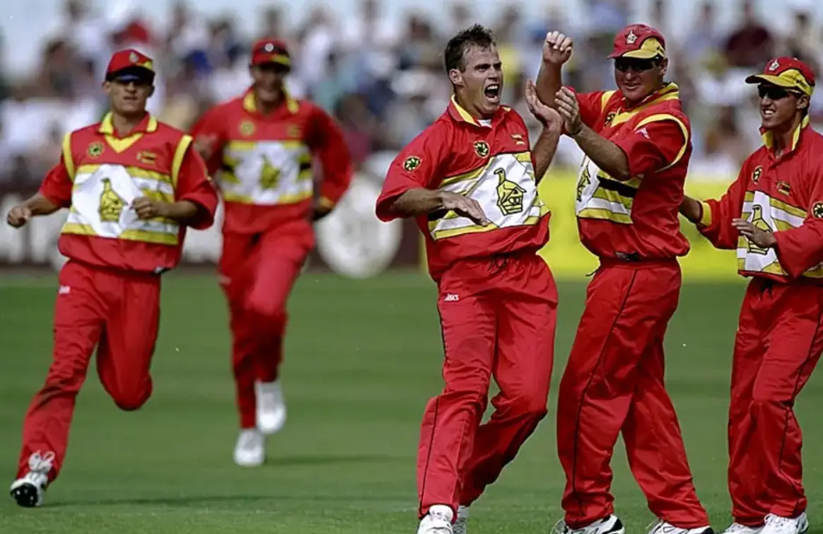 Zimbabwe defeated South Africa by 48 runs.
