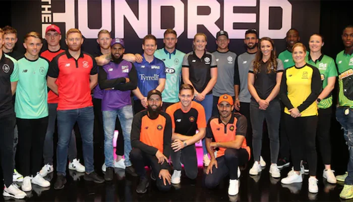 A picture of all the captains of the Hundred Tournament during the draft.