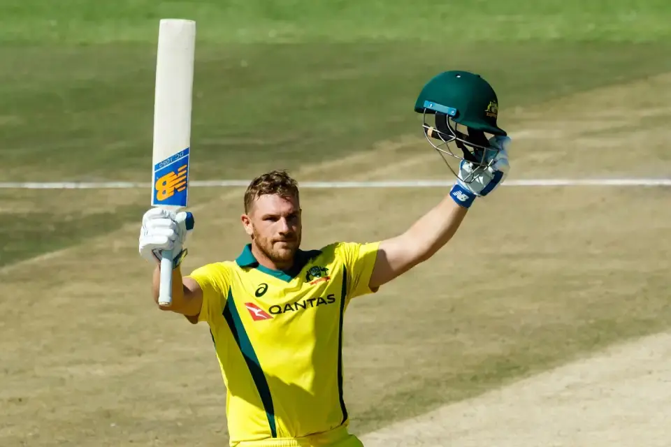 Aaron Finch scored 172 runs from just 76 balls.