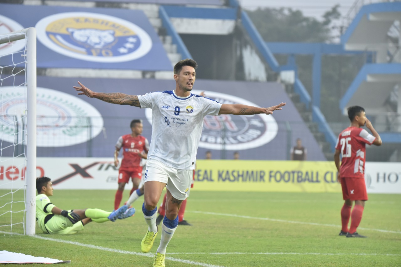 I-League 2021-22 | Tiago Adan's brace takes Real Kashmir to 3-2 victory over Aizawl FC