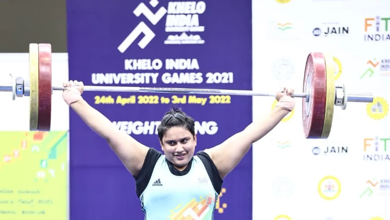 Khelo India University Games | Ann Mariya sets national record to clinch gold in +87kg weightlifting