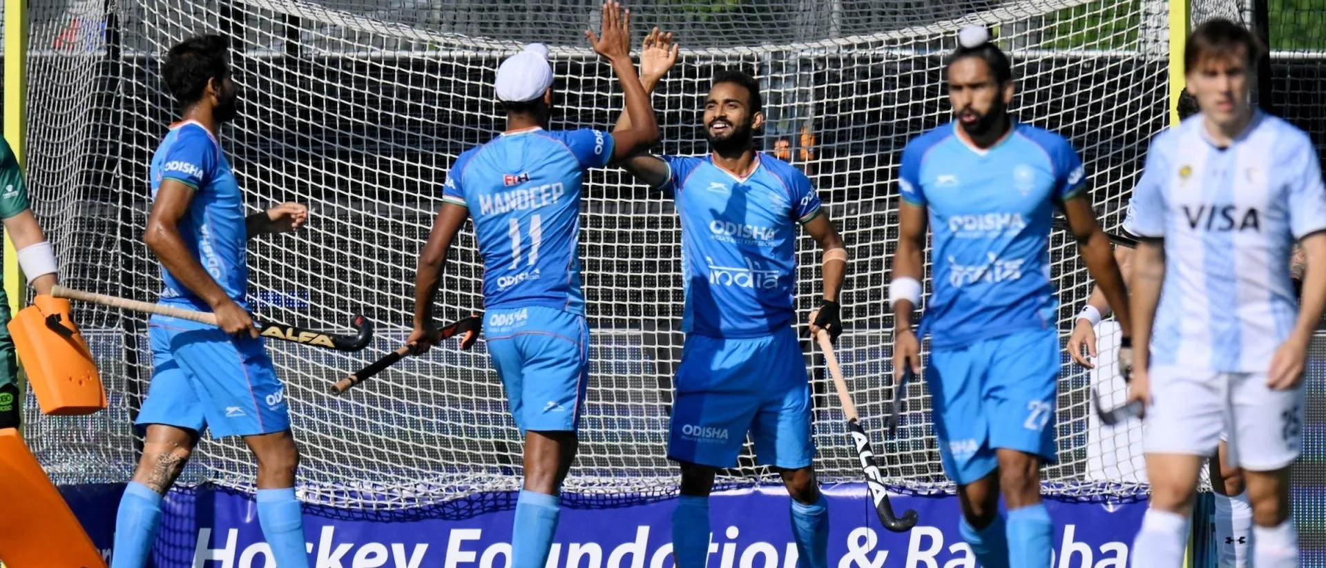 India end season with 2-1 win over Argentina, remain top of point table
