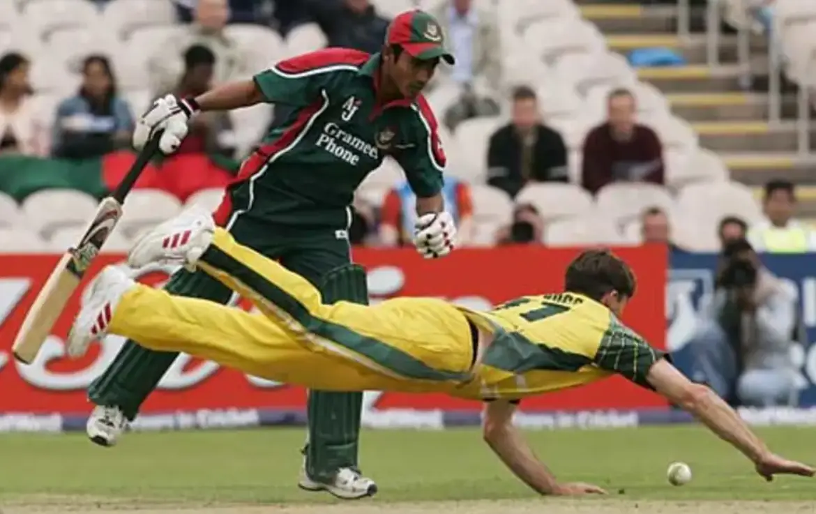 Australia defeated Bangladesh by 10 wickets in the match.