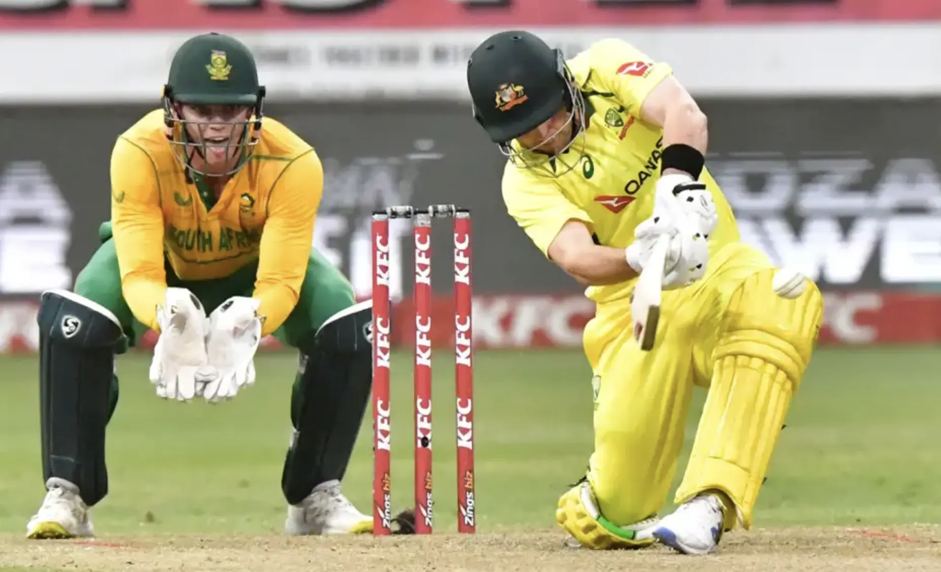 Australia defeated South Africa by 5 wickets.