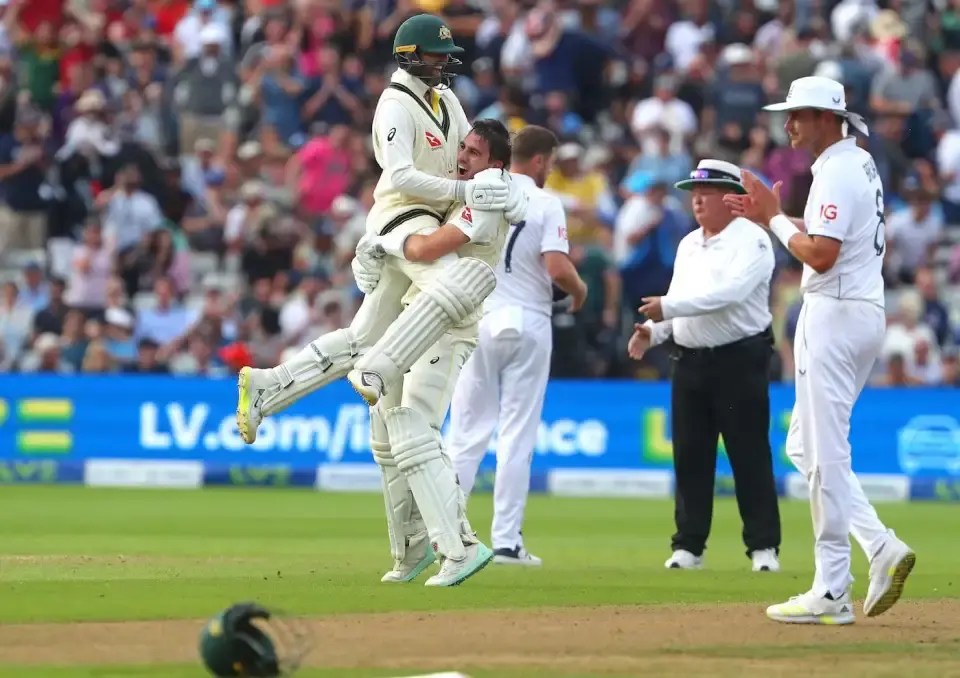 Australia defeated England by 2 wickets.