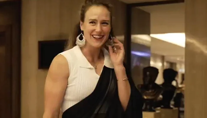 Australian cricketer Ellyse Perry in Saree.