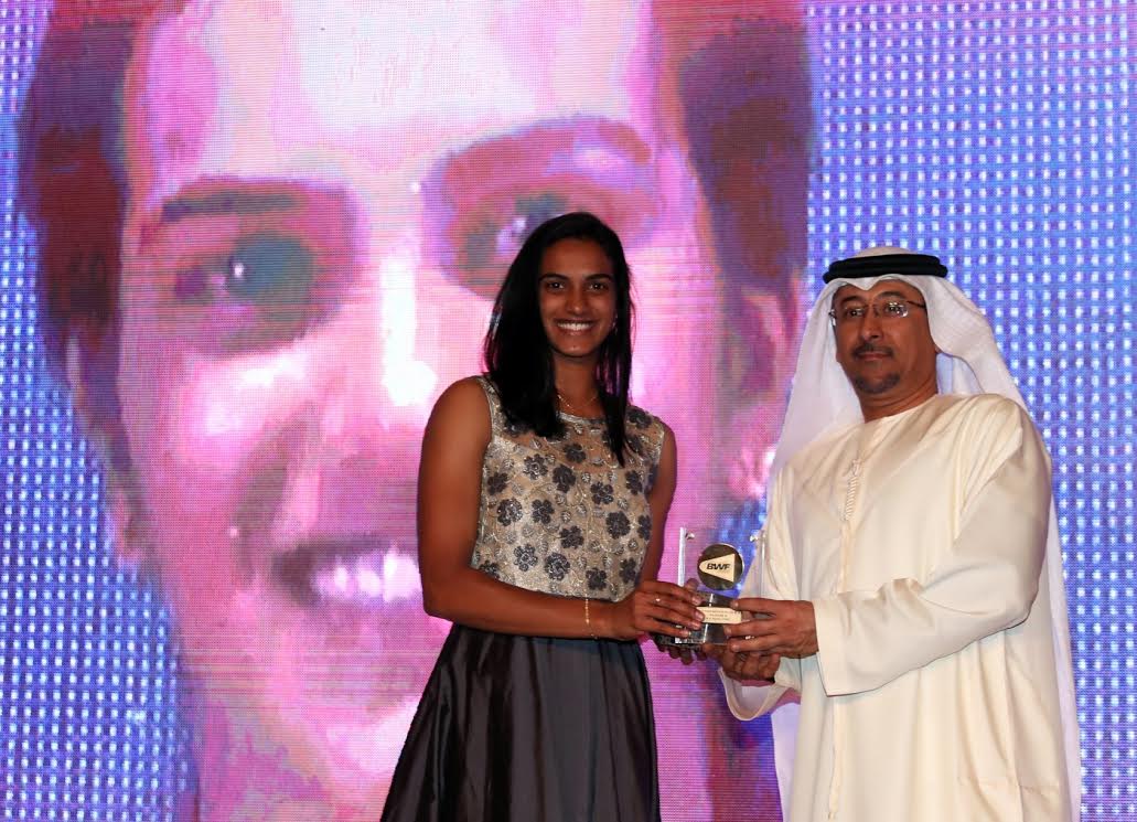 PV Sindhu wins BWF Most Improved Player award