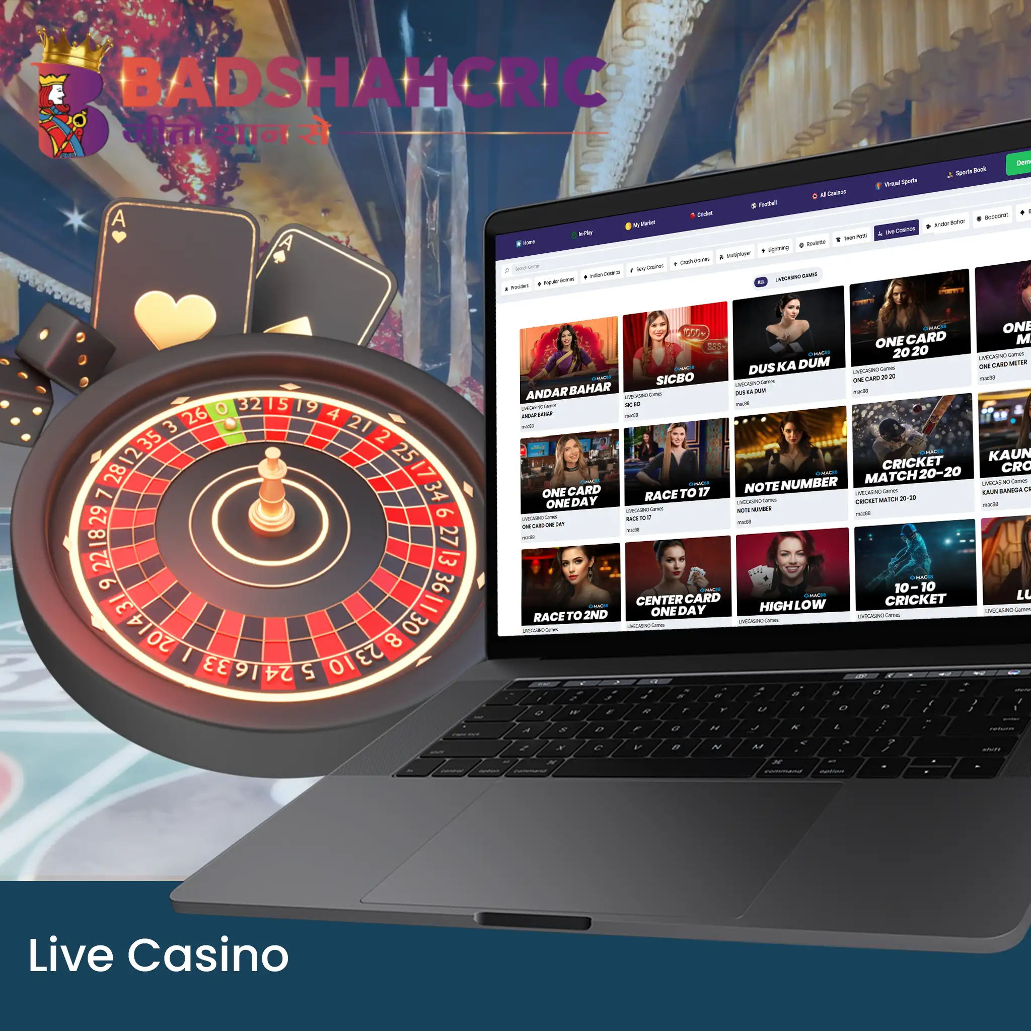 Live casino.