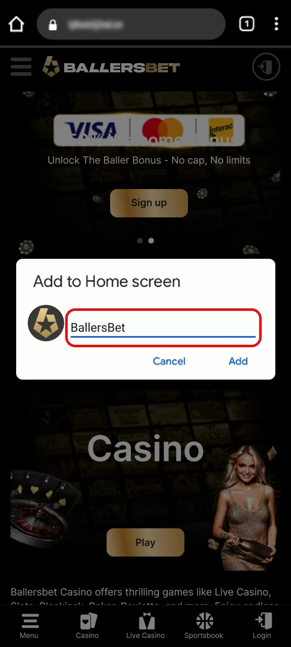 Change the name if needed.