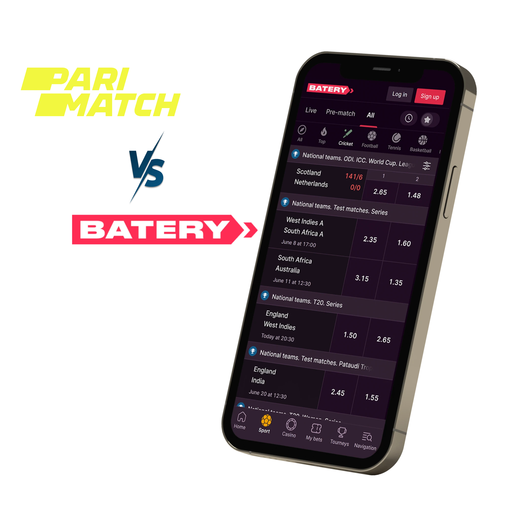 Batery – Simple and Quick Betting Experience.