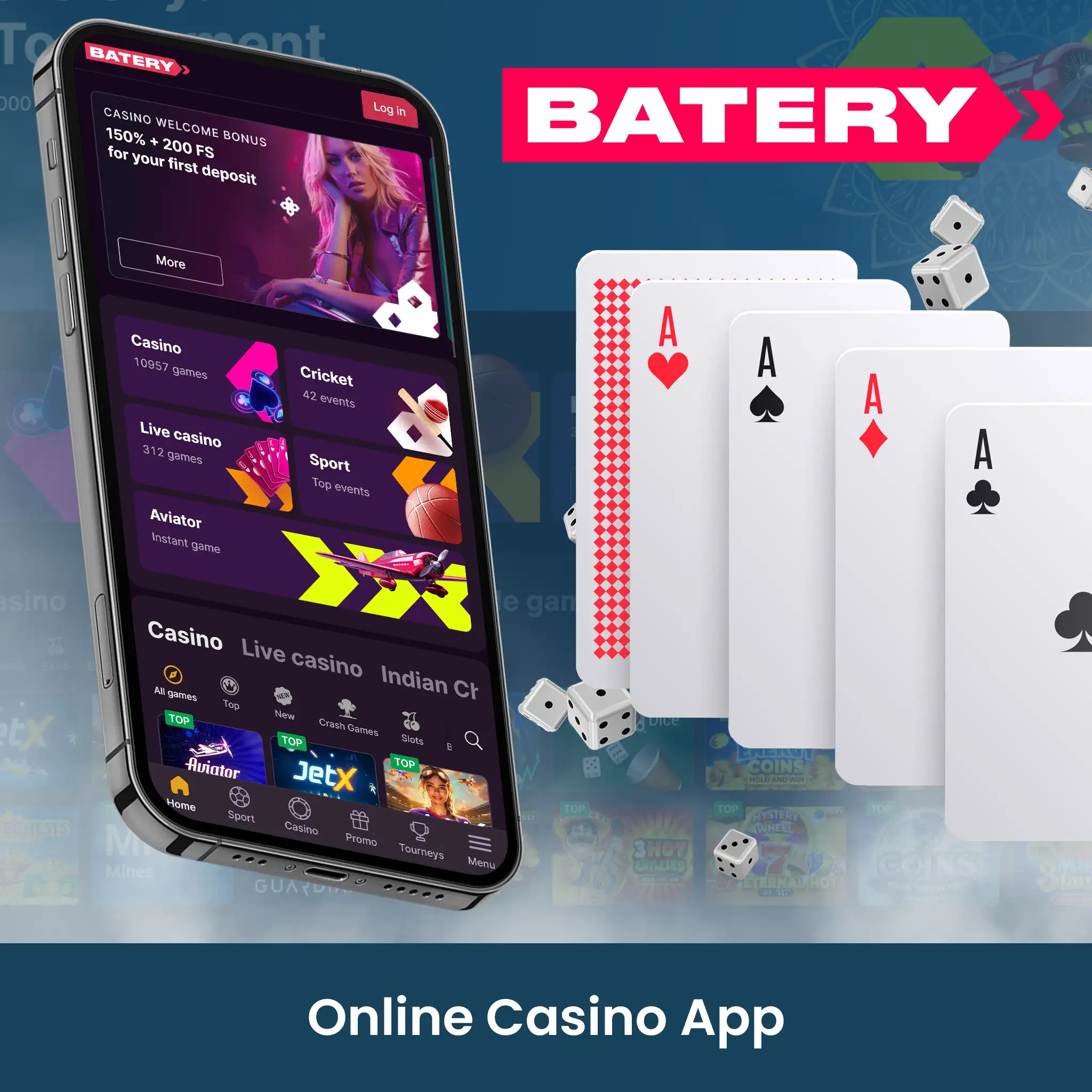 Batery Casino App.