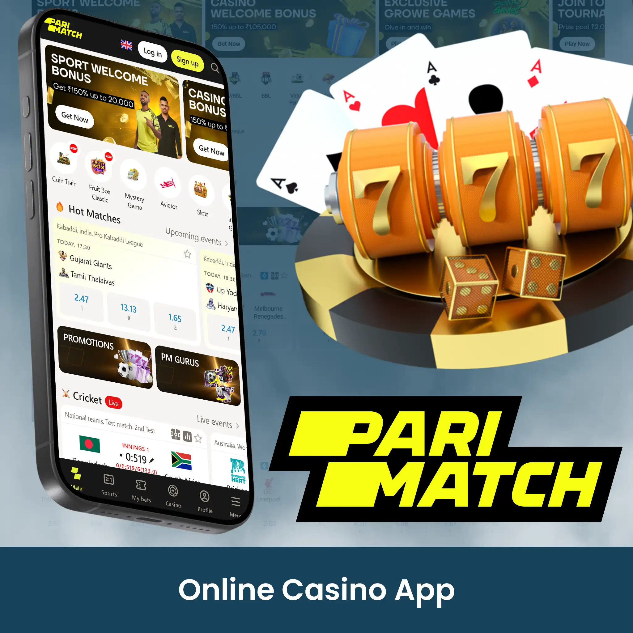  Parimatch Casino App.