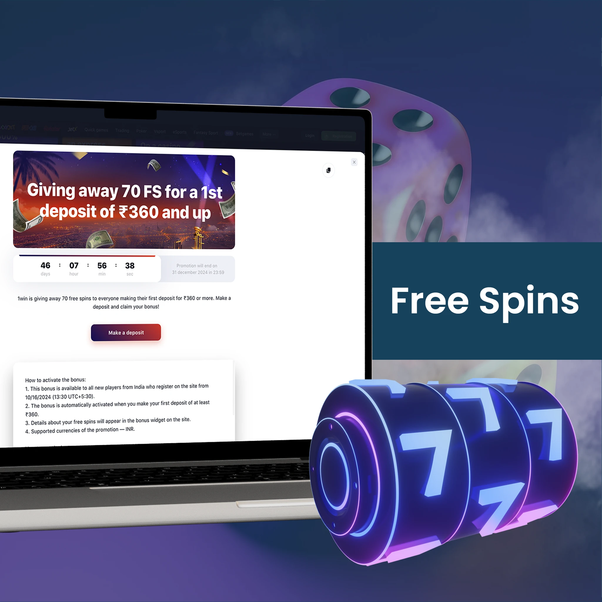 Free Spins (FS).