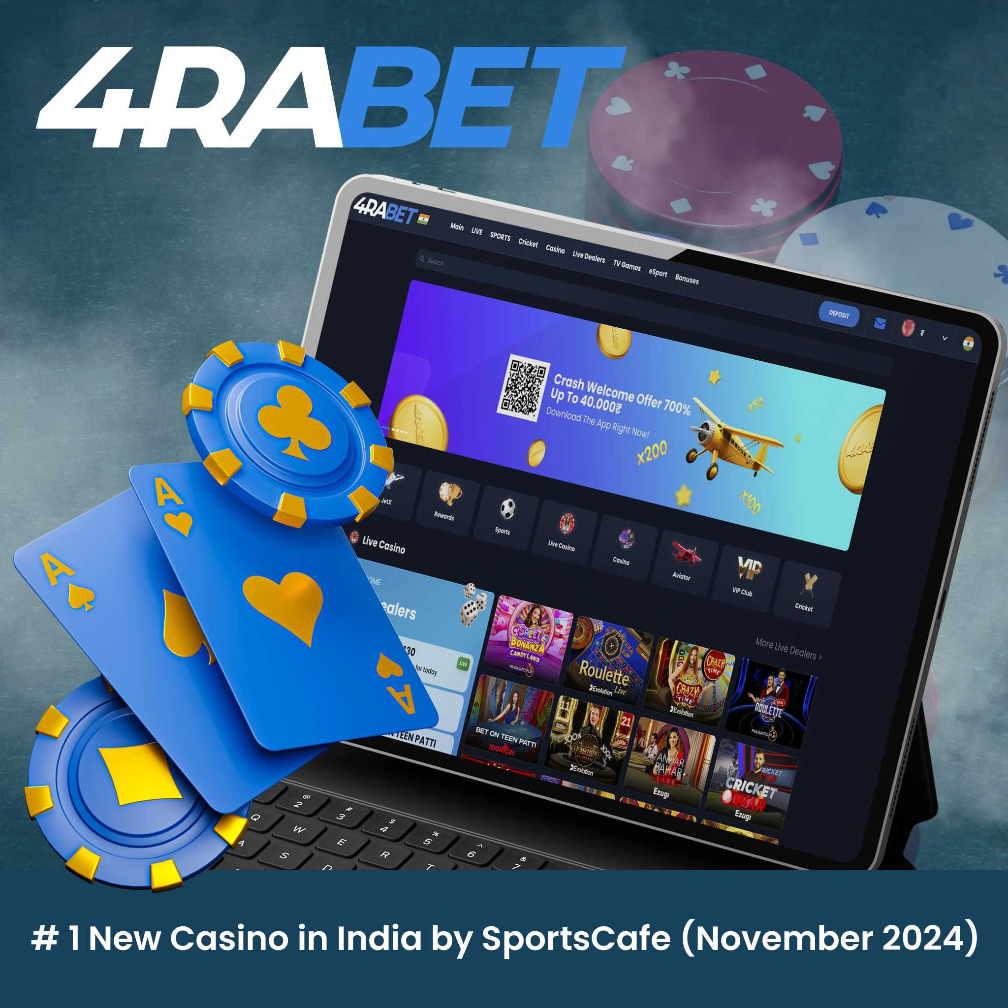 No. 1 New Casino in India by SportsCafe.