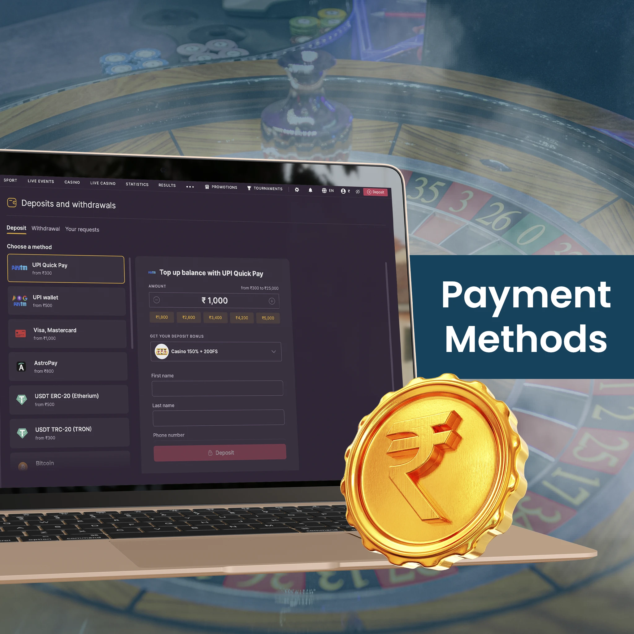 Payment Methods and Withdrawal Speed.