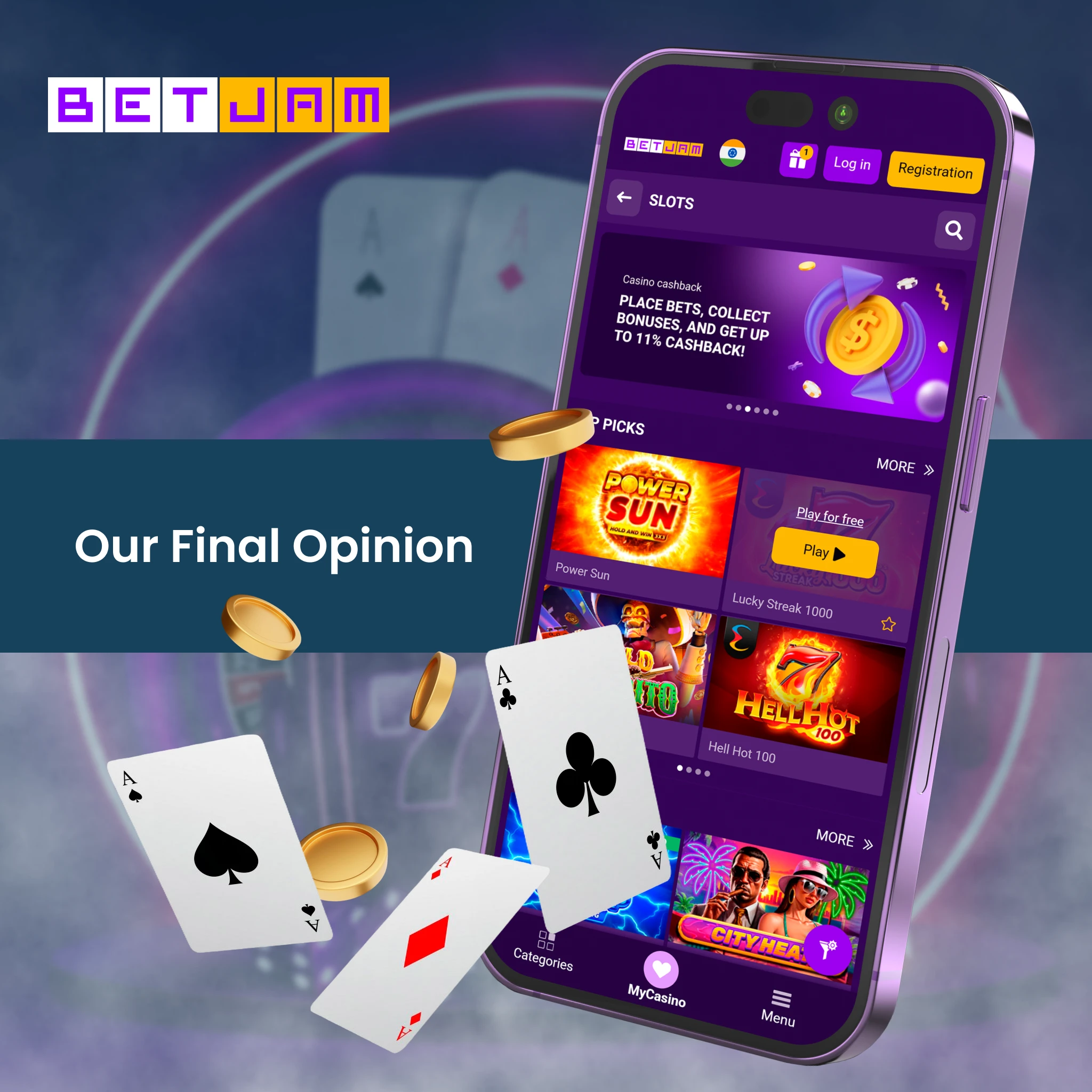 Our Final Opinion About Betjam Casino.