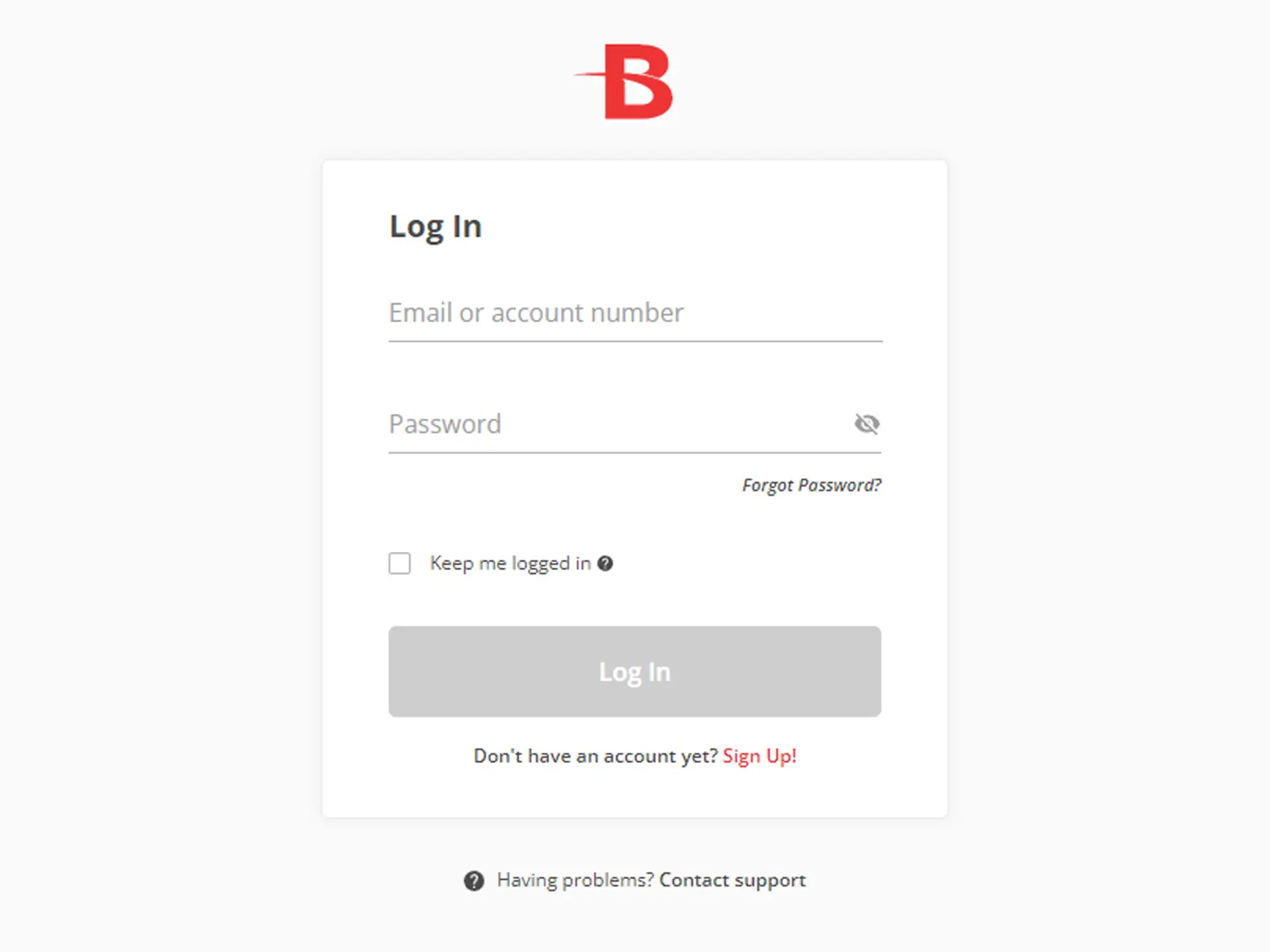 Log in to your BetOnline account.