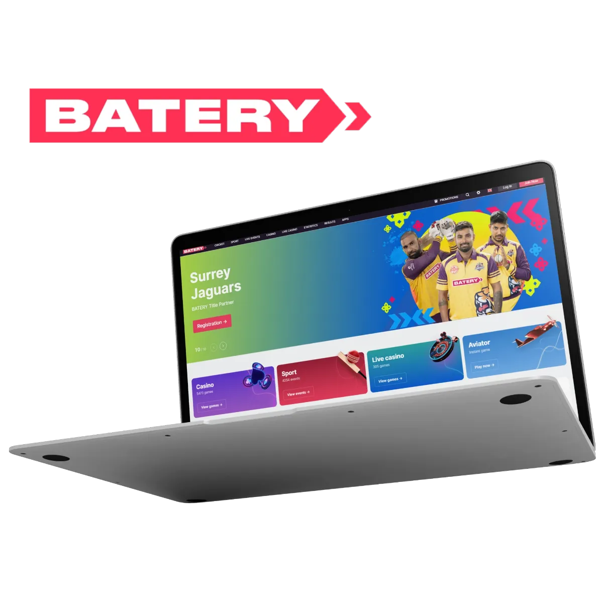 Join Batery now and have the most awesome online betting adventure ever!