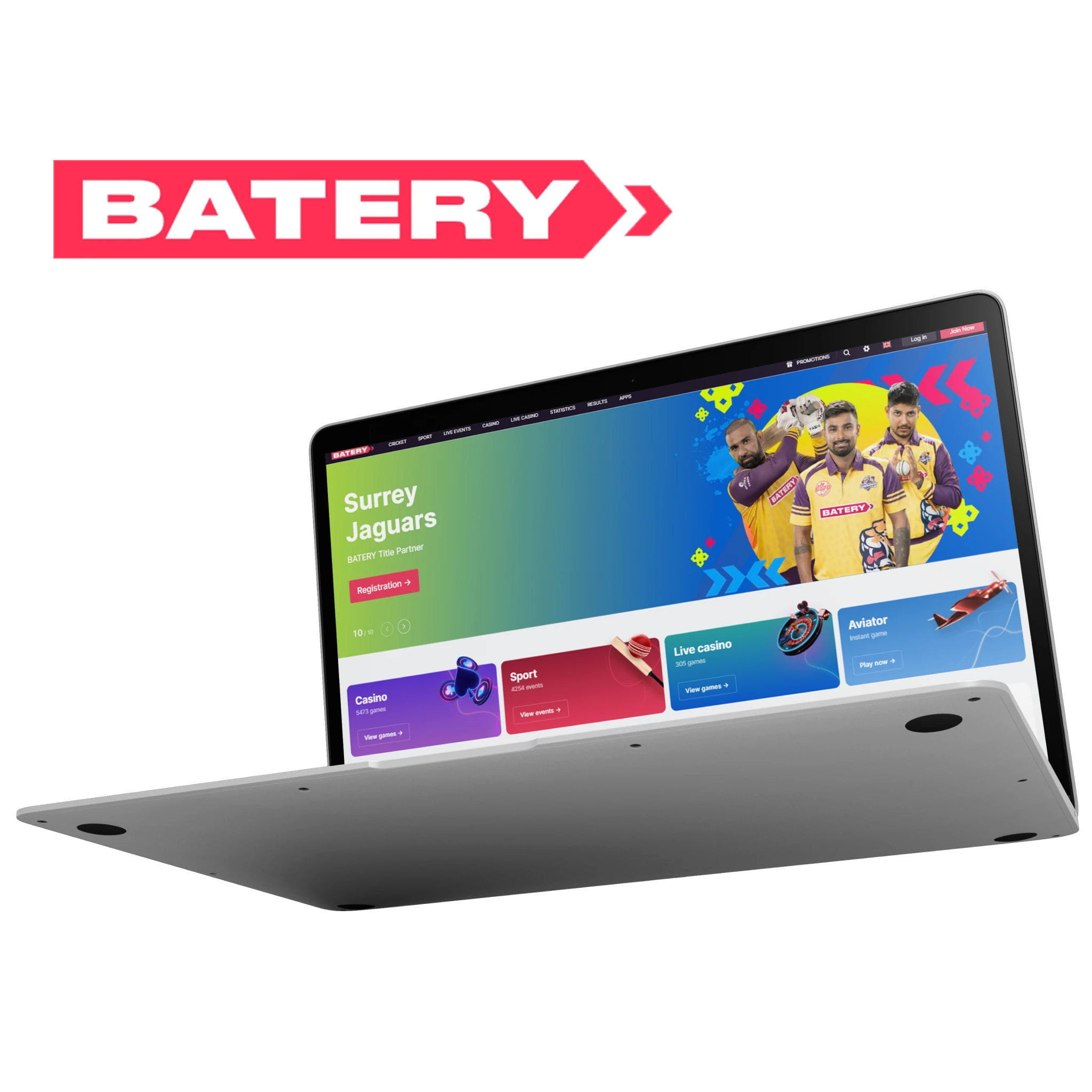 Join Batery now and have the most awesome online betting adventure ever!