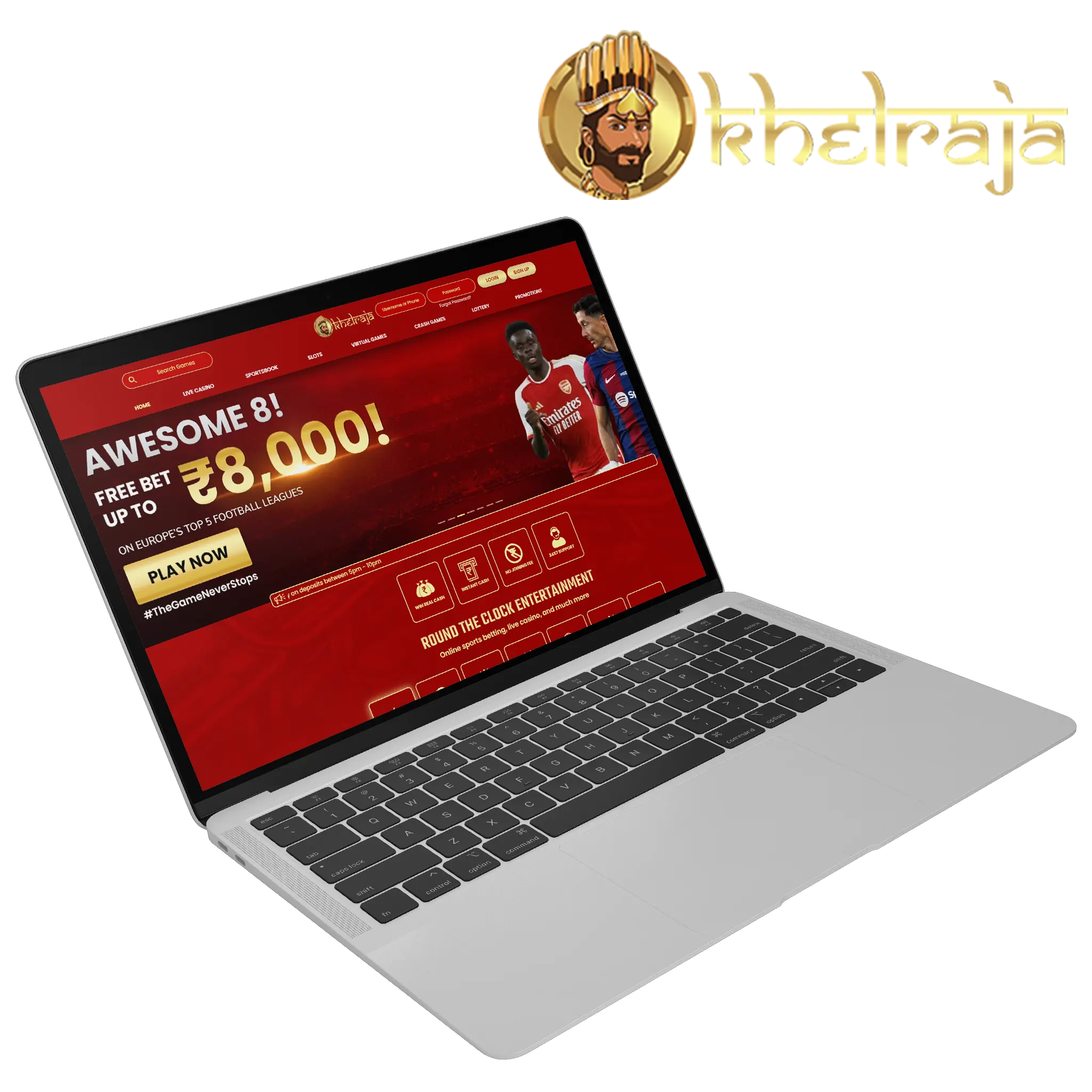 Khelraja users can bet on cricket, football, volleyball, baseball and dozens of other destinations.