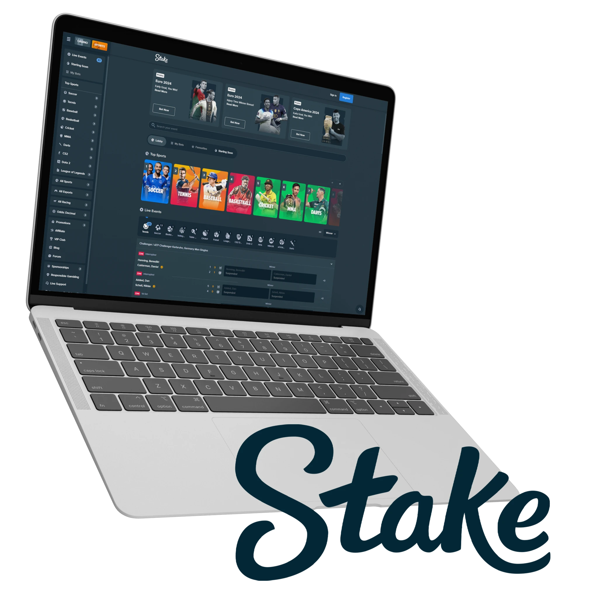 Stake is the platform to choose if the quality of sports betting is important to you.