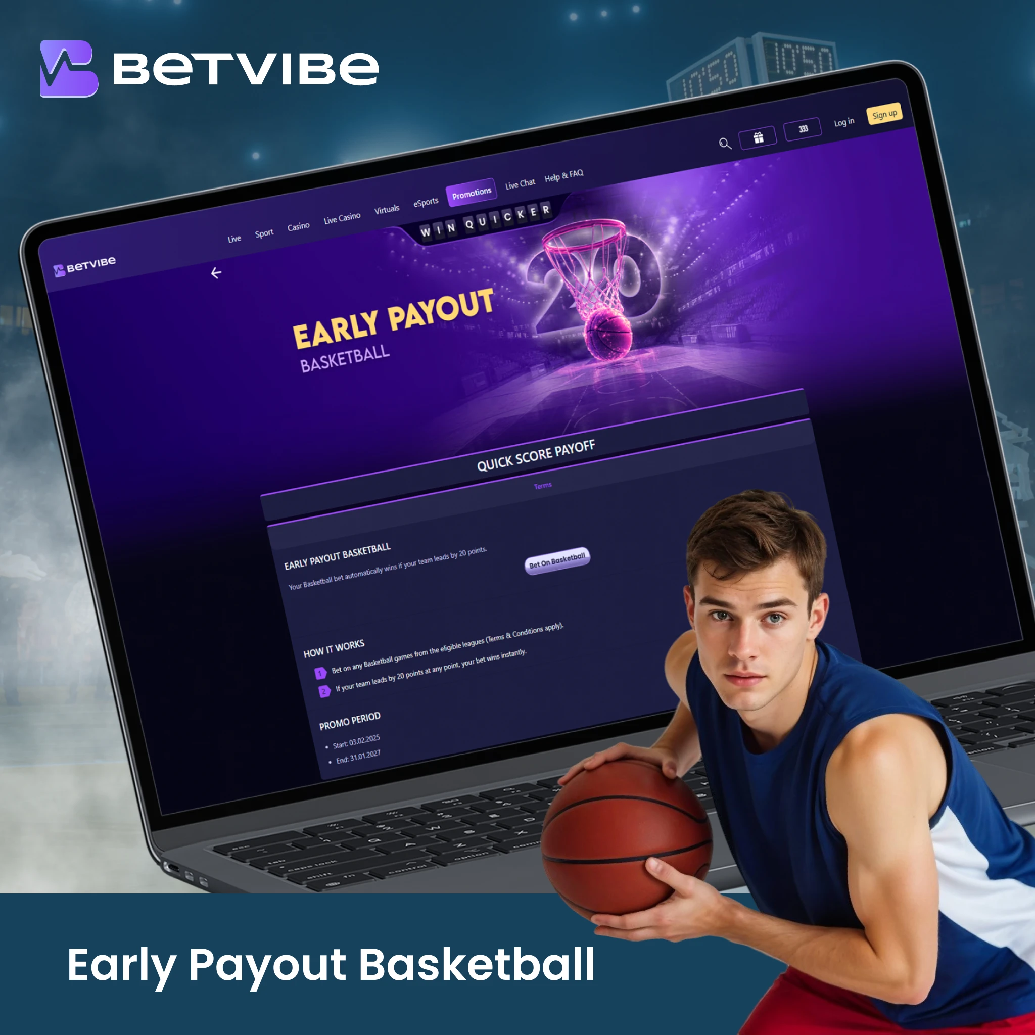 Early Payout Basketball.