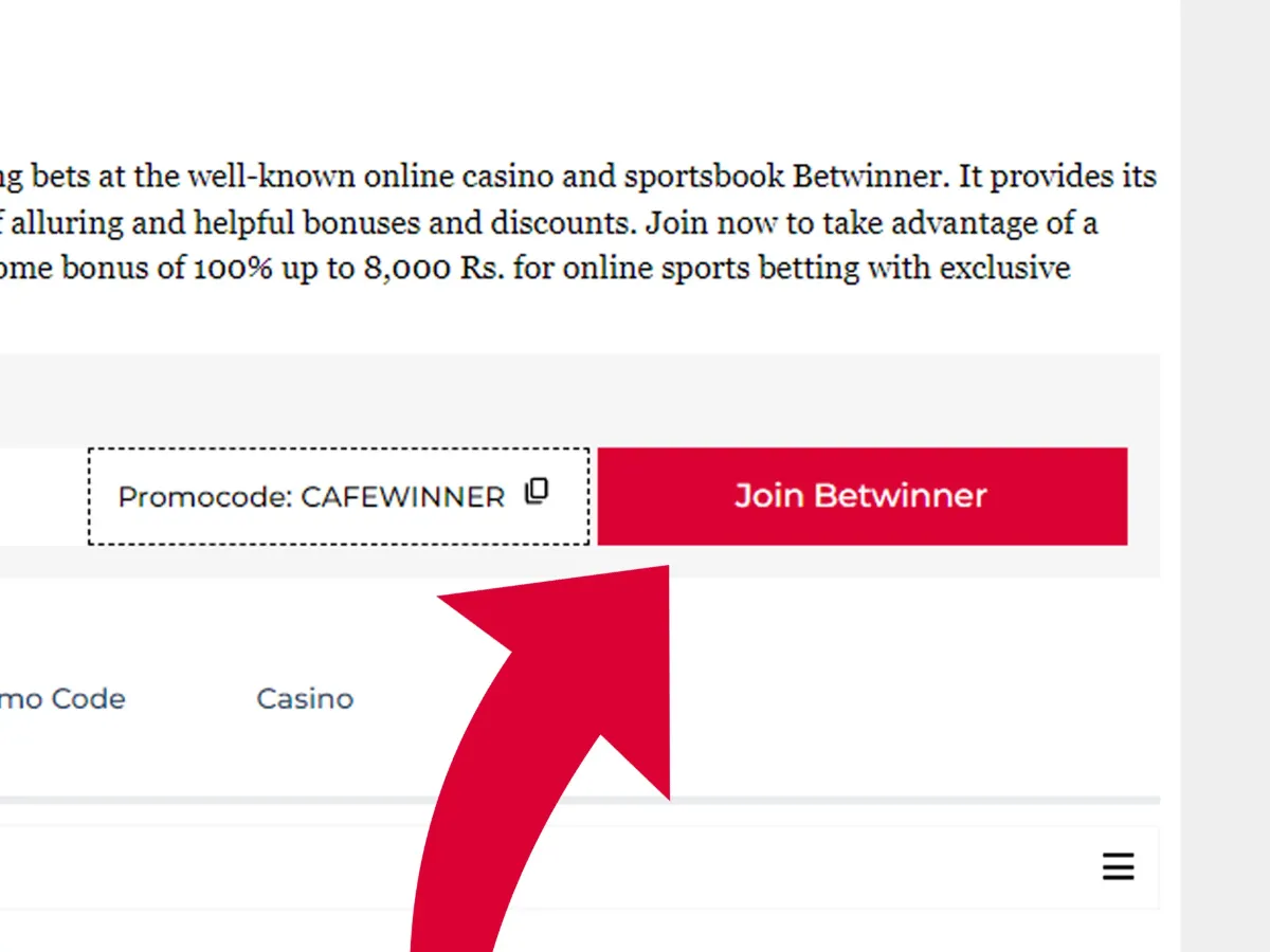 Registration at Betwinner Etics and Etiquette