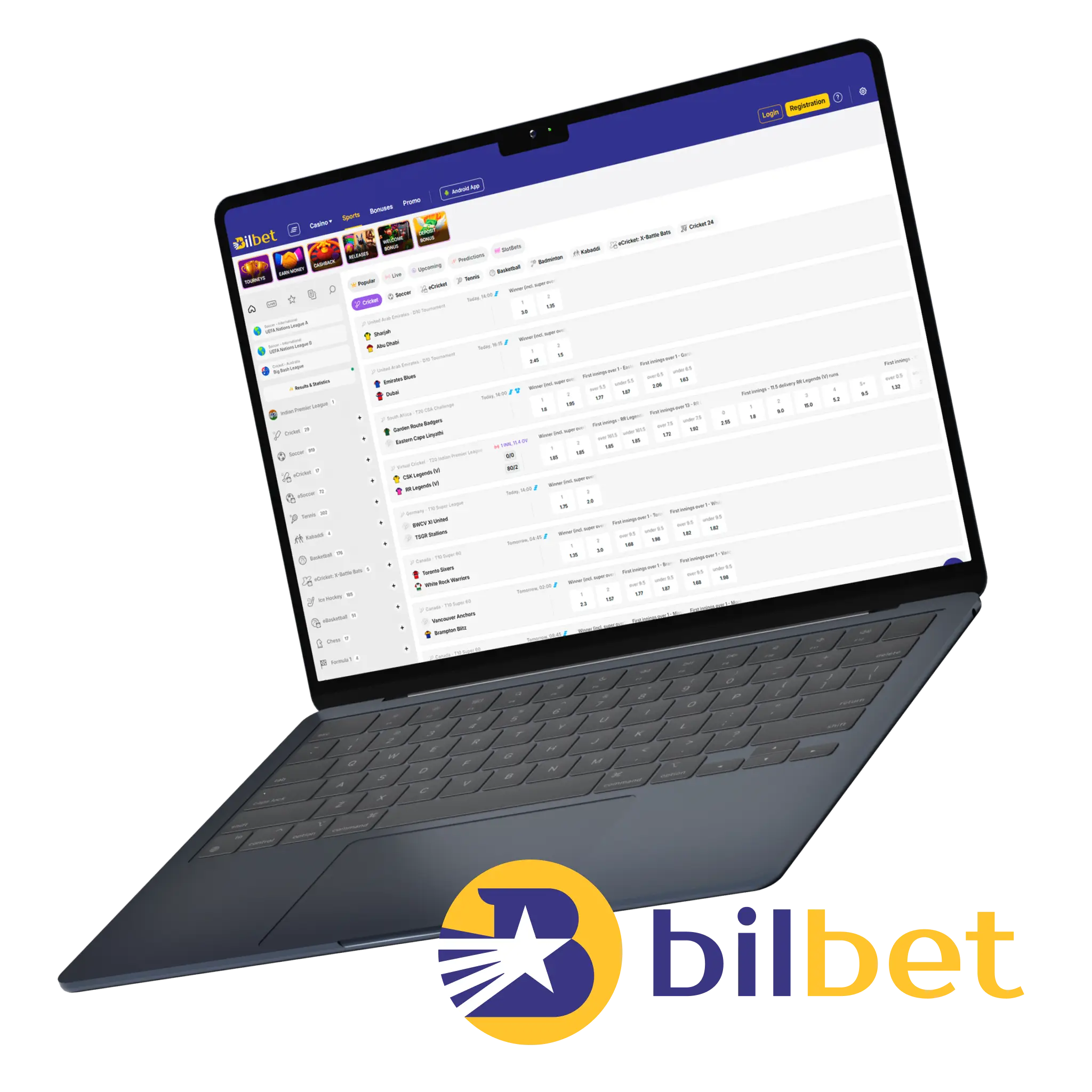 Bilbetis a reliable platform for cricket betting. 