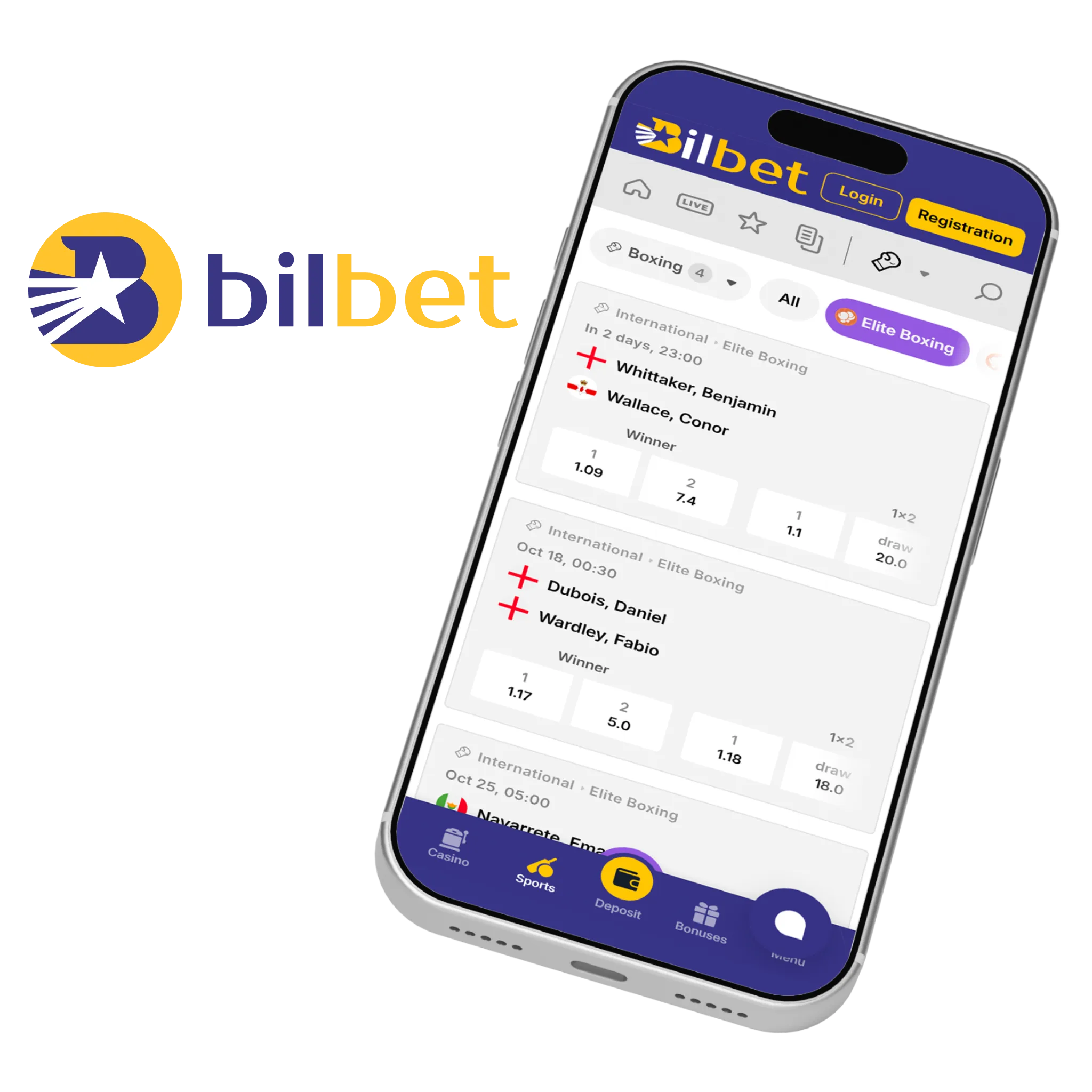 Boxing Betting App - Bilbet.