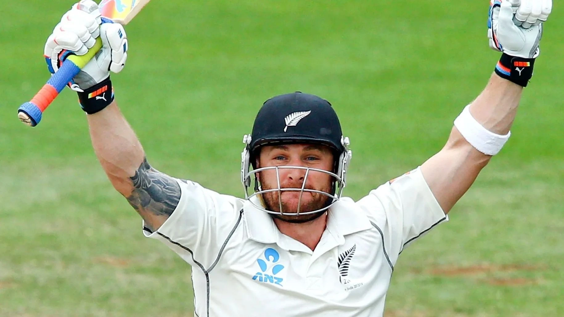Brendon McCullum became first New Zealander to score 300 on 18 February 2014.