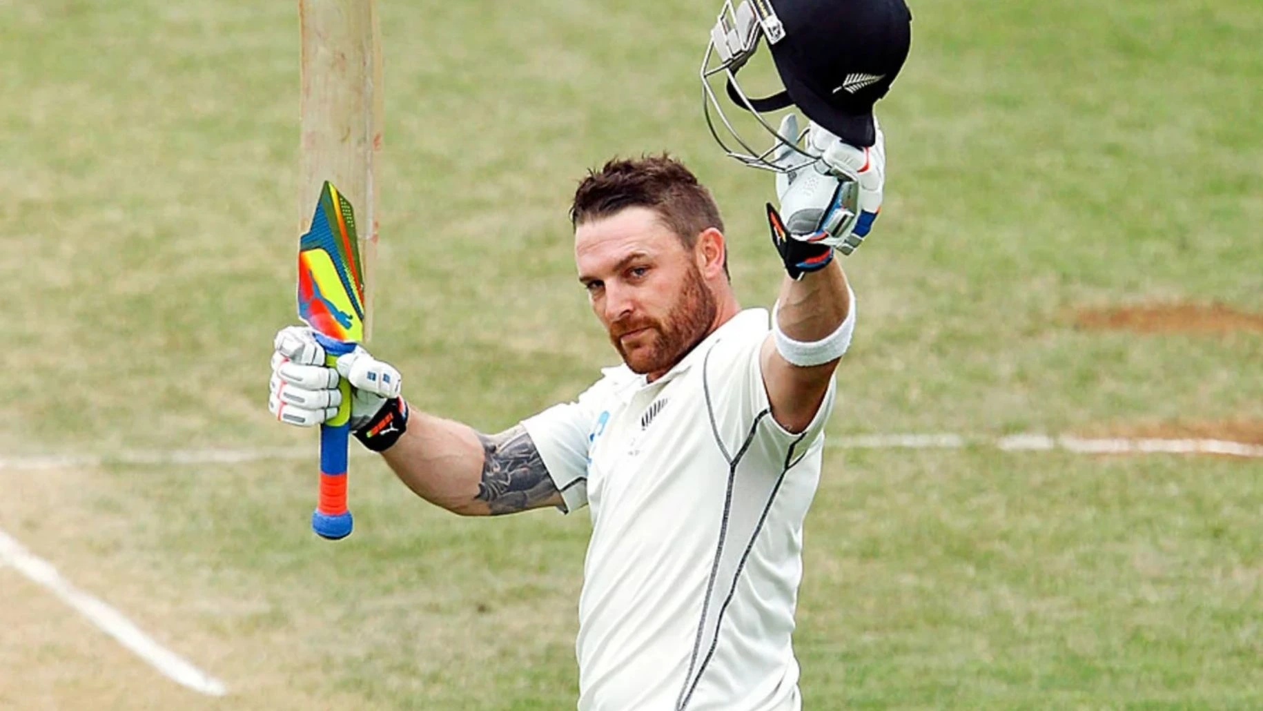 Brendon McCullums historic triple century against India on 13 February 2014.