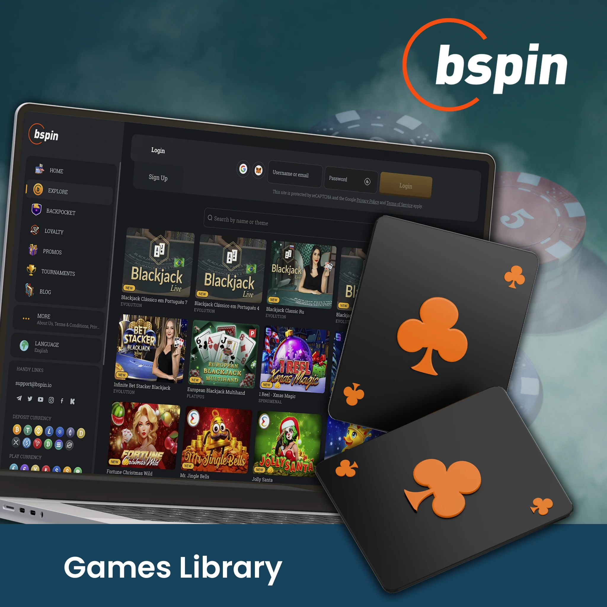 Games Library at Bspin.