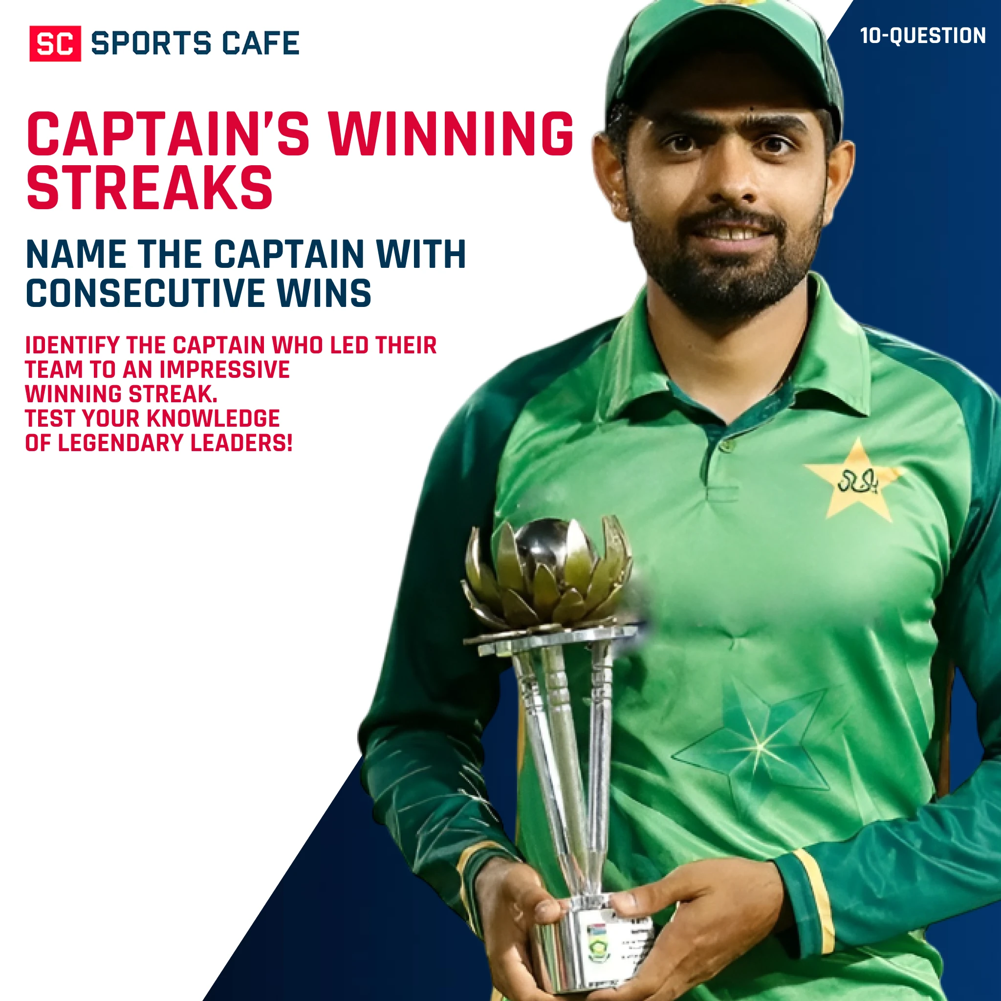 Captains Winning Streaks: Name the captain with consecutive wins