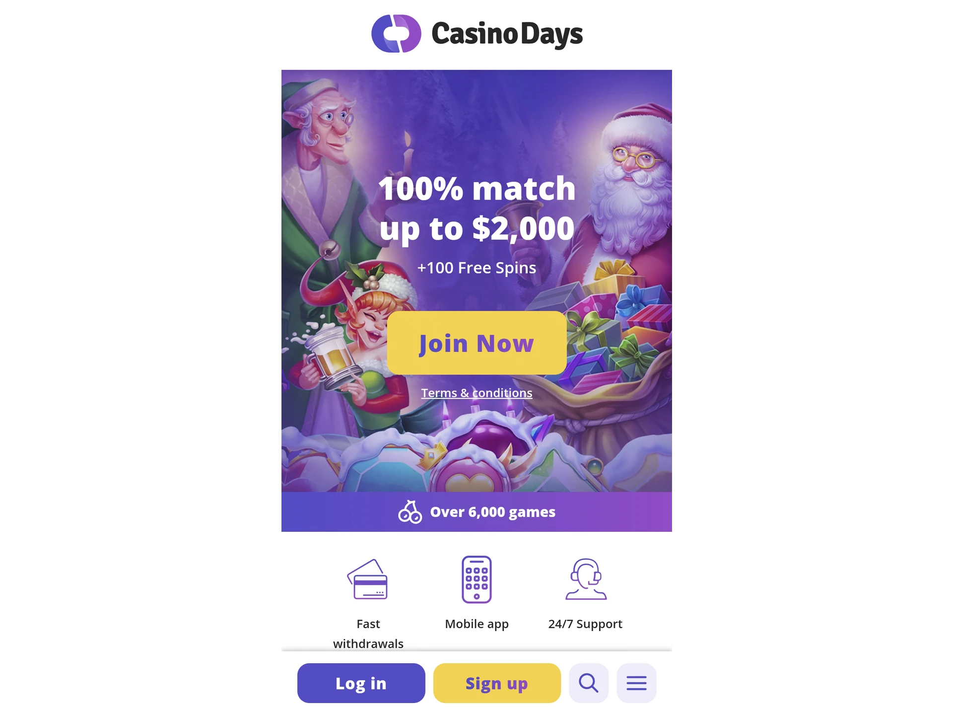 First, go to the Casino Days website and download the APK file for the application.