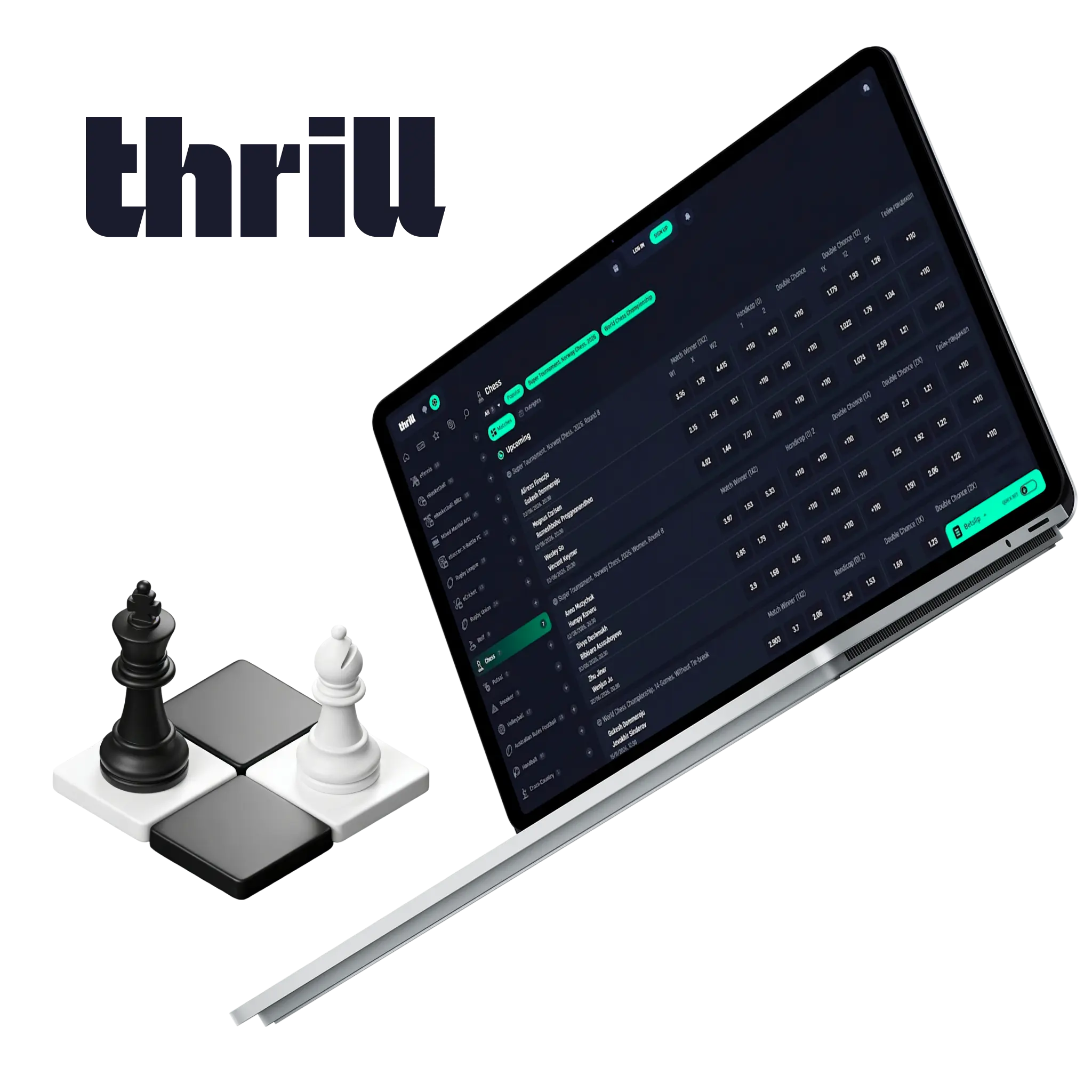 Betting Site for Chess in India - Thrill.