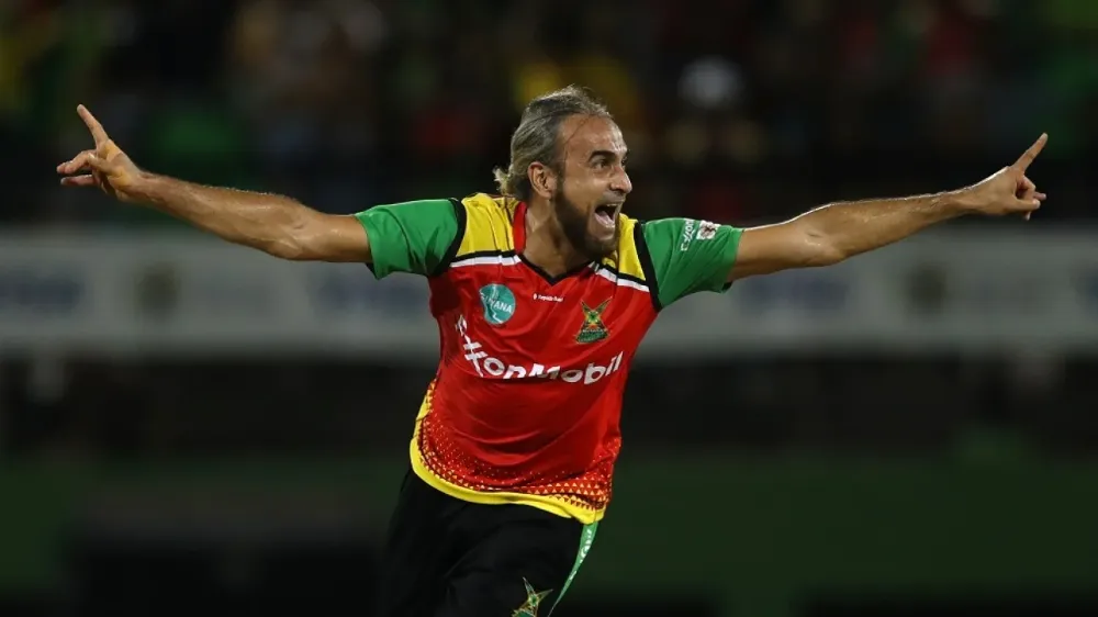 Watch | Imran Tahir emulates Ronaldo’s ‘Siu’ after scalping Roston Chase cheaply