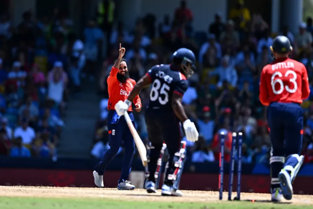 ENG vs USA | Twitter reacts as Adil Rashid's googly bewilderingly deceives Aaron Jones and toppling the stumps