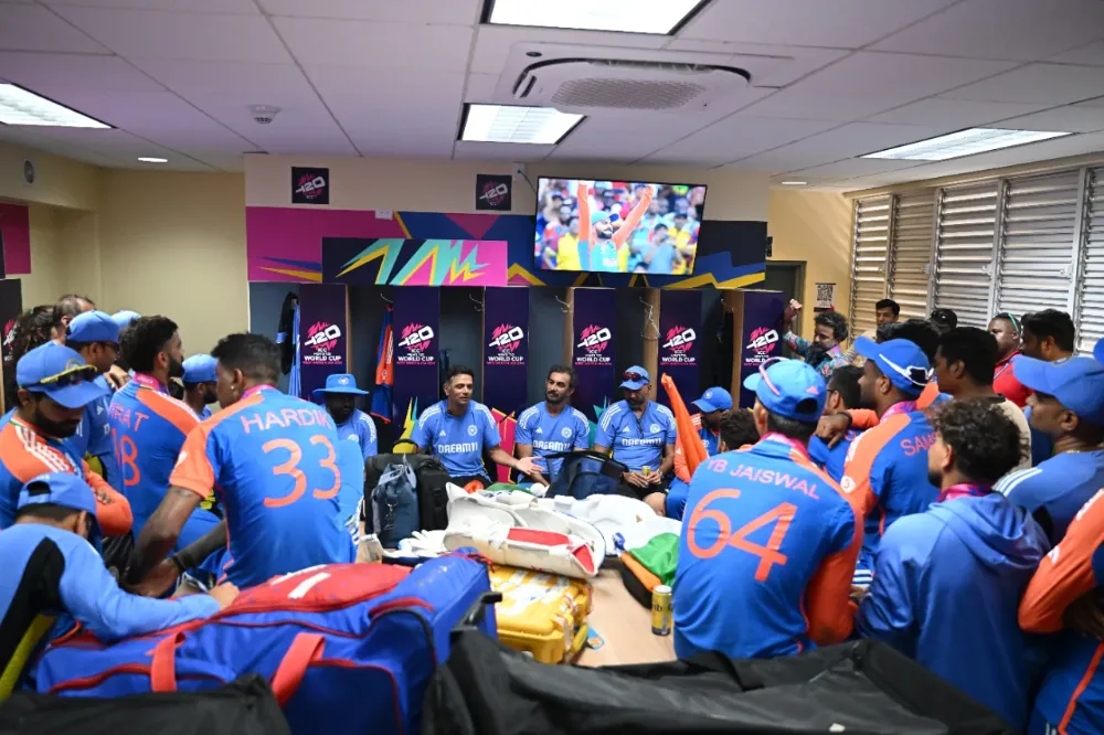 WATCH | Rahul Dravid's heartfelt farewell address following India's World Cup triumph