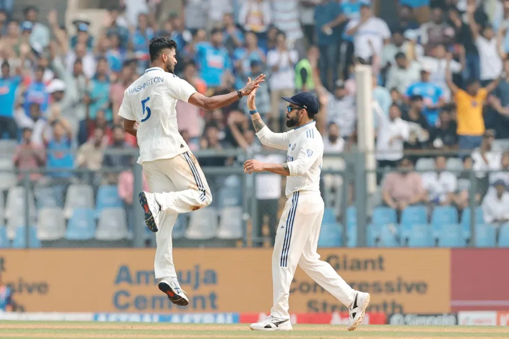 IND vs NZ | Twitter erupts in praise as Sundar bowls a ‘Sundar’ delivery to Latham and Rachin