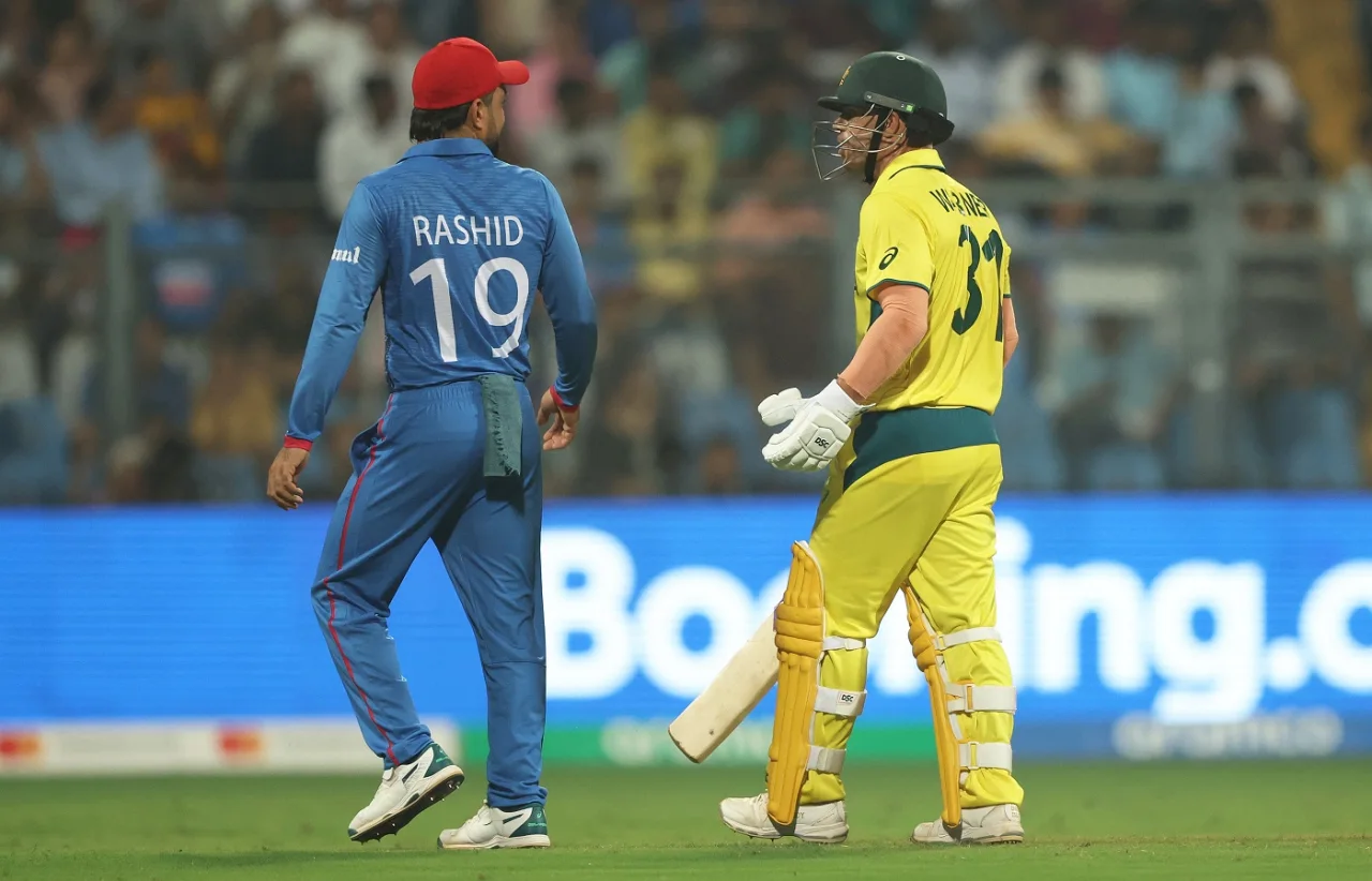 AUS vs AFG | Twitter goes wild as Warner engages in heated exchange with ex-IPL teammate Rashid