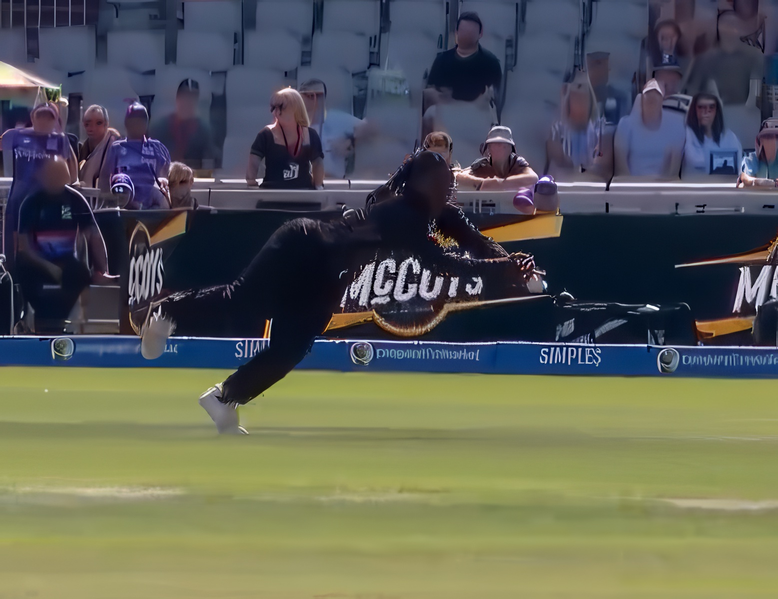 Deandra Dottin takes stunning catch to dismiss Bess Heath