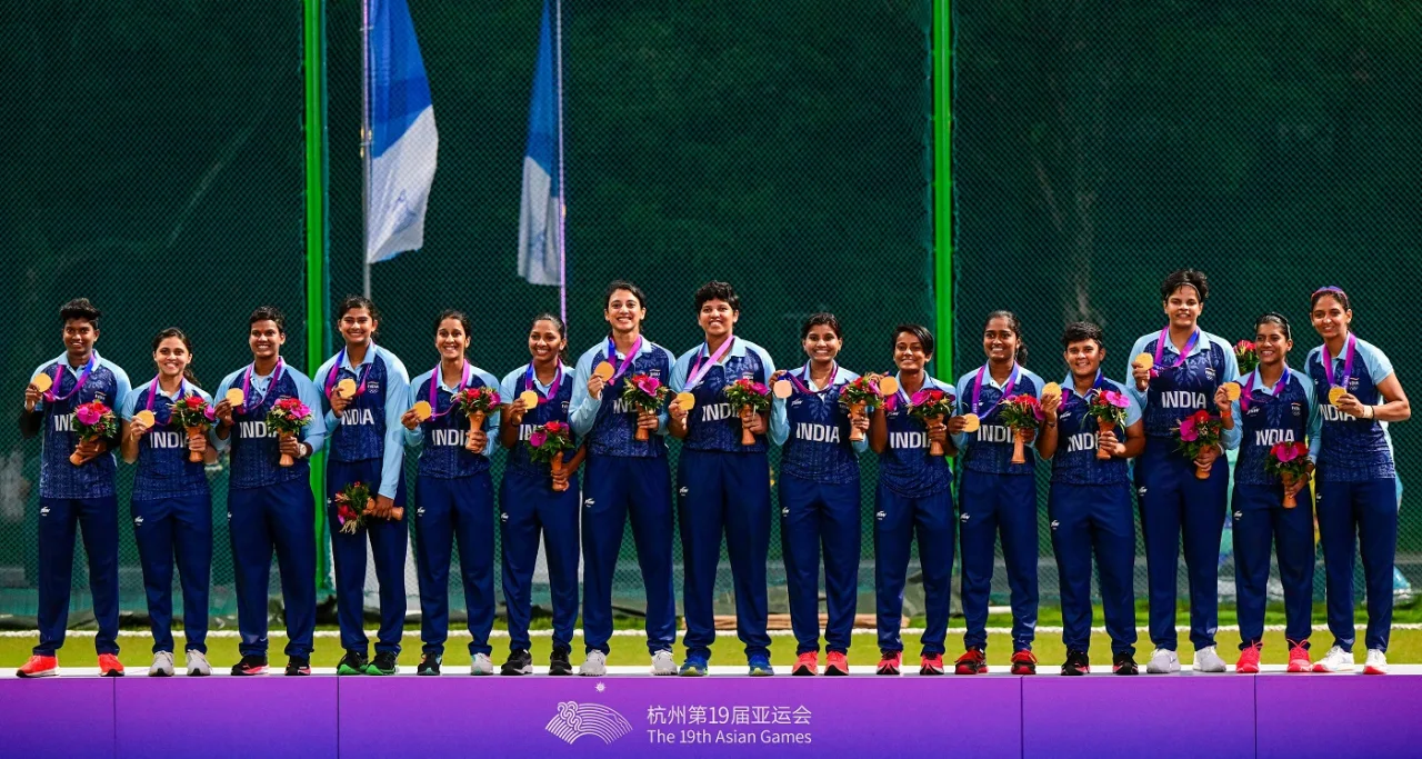 Indian Women's cricket team clinches maiden Asian Games gold with historic  win against Sri Lanka