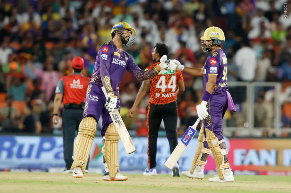 KKR vs SRH | Mitchell Starc’s brilliance blended with dual Iyer fifties seal final berth for KKR in Ahmedabad
