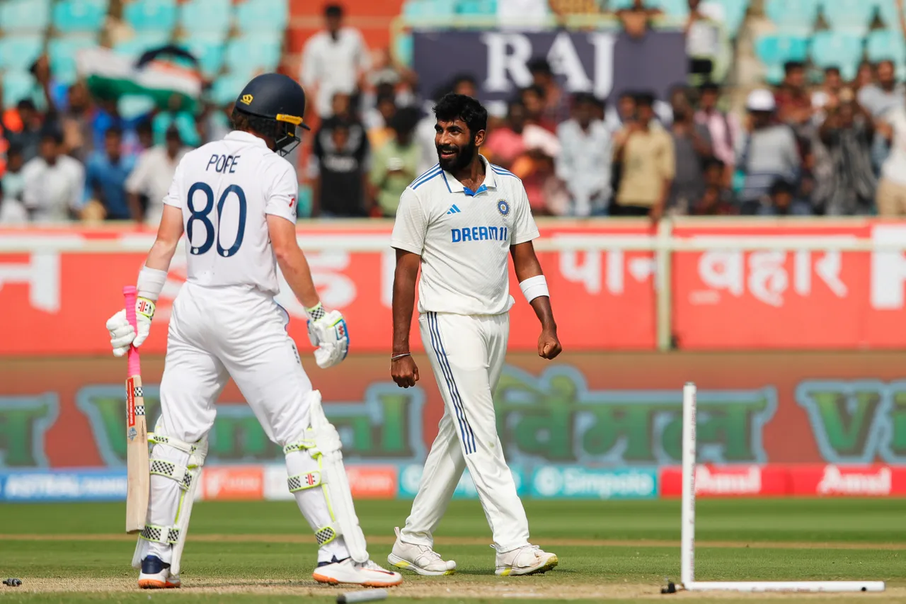 IND vs ENG | Twitter stunned as Bumrah decimates matchwinner Pope's stumps with lethal unplayable yorker