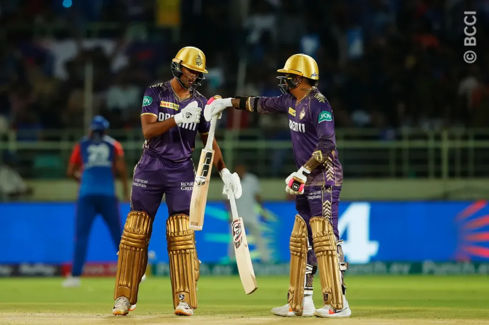 IPL 2024| Twitter erupts as Narine-Russell batting prowess propels KKR to dominant victory over Delhi