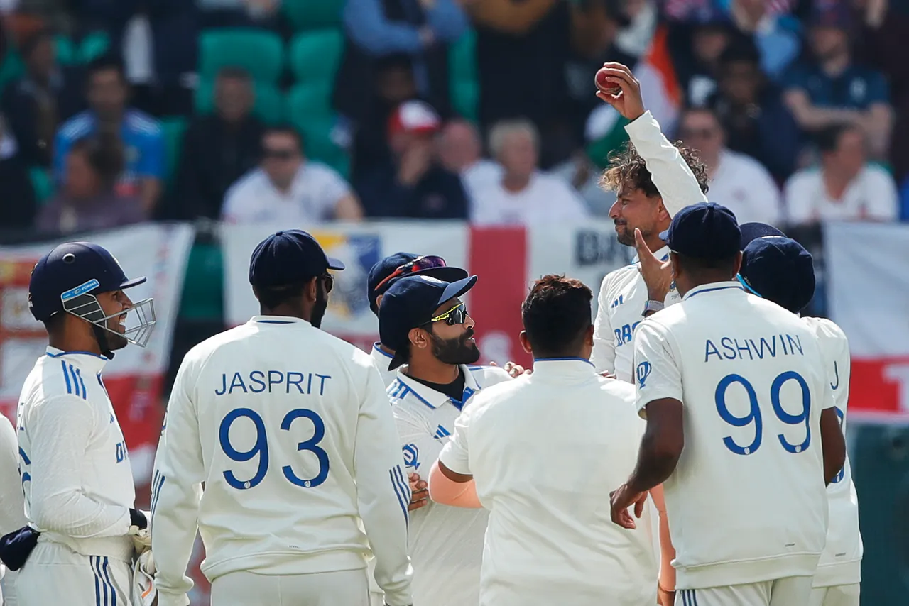 IND vs ENG | Rip-roaring Kuldeep fifer triggers typical Bazballian collapse on chaotic Day 1