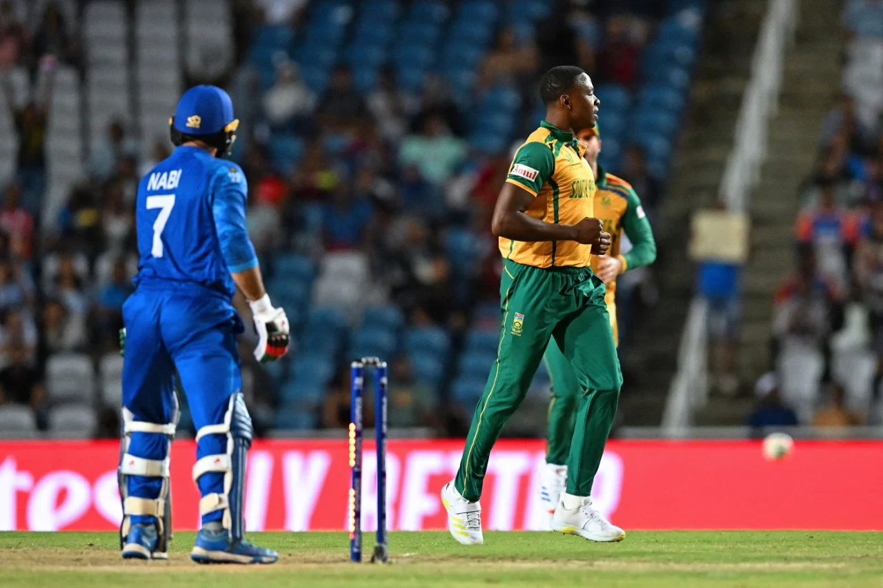SA vs AFG | Twitter in awe as unplayable Rabada clips Afghan wings with double-wicket maiden