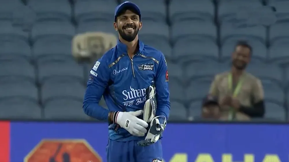 Watch | Ruturaj Gaikwad showcases his wicket-keeping skills in the ongoing Maharashtra Premier League