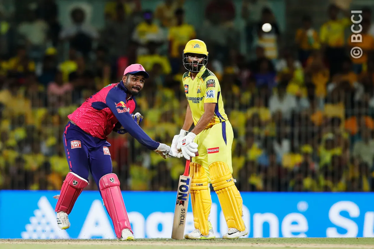 CSK vs RR | Twitter in disbelief as riled up Jadeja succumbs to rare 'obstructing the field' verdict