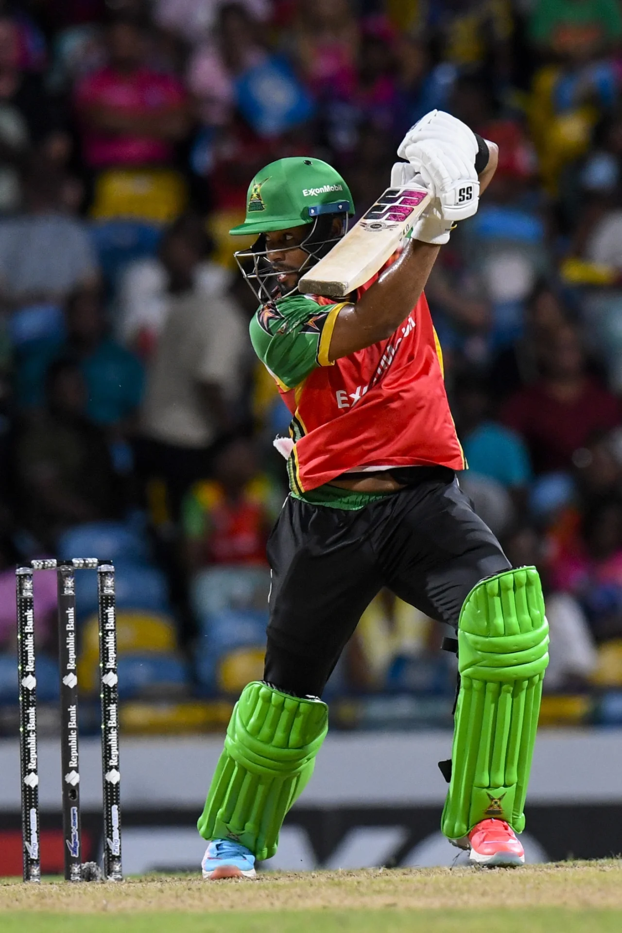 AI Simulation, GAW vs ABF । Guyana Amazon Warriors beat Antigua and Barbuda Falcons by five wickets in 26th CPL 2025 game